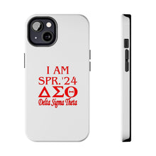 Load image into Gallery viewer, Phone Case in White the I AM SPR. &#39;24 DST Theme in Red
