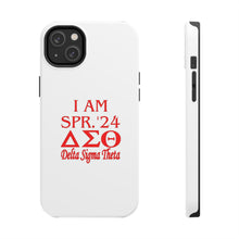 Load image into Gallery viewer, Phone Case in White the I AM SPR. &#39;24 DST Theme in Red
