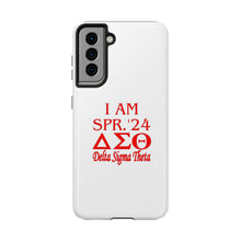 Load image into Gallery viewer, Phone Case in White the I AM SPR. &#39;24 DST Theme in Red
