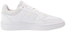 Load image into Gallery viewer, adidas Women&#39;s Hoops 3.0 Low Top Basketball Shoe, White/White/Dash Grey, 8
