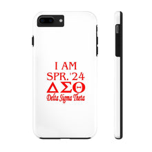 Load image into Gallery viewer, Phone Case in White the I AM SPR. &#39;24 DST Theme in Red
