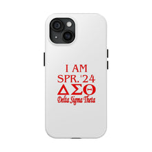 Load image into Gallery viewer, Phone Case in White the I AM SPR. &#39;24 DST Theme in Red
