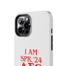 Load image into Gallery viewer, Phone Case in White the I AM SPR. &#39;24 DST Theme in Red
