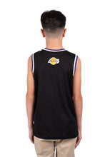 Load image into Gallery viewer, Ultra Game Boys&#39; Tank Top Mesh Sleeveless Muscle T-Shirt,Los Angeles Lakers,Black,10-12
