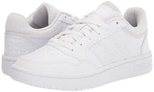 Load image into Gallery viewer, adidas Women&#39;s Hoops 3.0 Low Top Basketball Shoe, White/White/Dash Grey, 8
