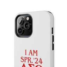 Load image into Gallery viewer, Phone Case in White the I AM SPR. &#39;24 DST Theme in Red
