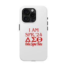 Load image into Gallery viewer, Phone Case in White the I AM SPR. &#39;24 DST Theme in Red
