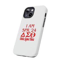 Load image into Gallery viewer, Phone Case in White the I AM SPR. &#39;24 DST Theme in Red
