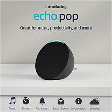 Load image into Gallery viewer, Amazon Echo Pop | Full sound compact smart speaker with Alexa | Charcoal
