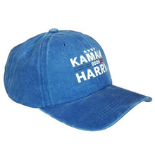 Load image into Gallery viewer, Kamala Harris 2024 Hat Kamala Harris for President Hat Kamala Harris Baseball Cap for Men Women Adjustable Trucker Hats Lake Blue
