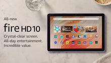 Load image into Gallery viewer, Amazon Fire HD 10 tablet (newest model) built for relaxation, 10.1&quot; vibrant Full HD screen, octa-core processor, 3 GB RAM, 64 GB, Lilac
