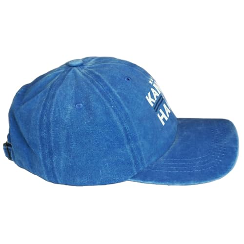 Kamala Harris 2024 Mesh Trucker Hat - Vintage Washed Cotton Baseball Cap For Supporters