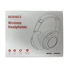 Load image into Gallery viewer, BERIBES Bluetooth Headphones Over Ear, 65H Playtime and 6 EQ Music Modes Wireless Headphones with Microphone, HiFi Stereo Foldable Lightweight Headset, Deep Bass for Home Office Cellphone PC Ect.
