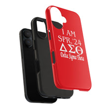 Load image into Gallery viewer, Phone Case in Red with I AM SPR. &#39;24 DST Theme in White
