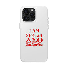 Load image into Gallery viewer, Phone Case in White the I AM SPR. &#39;24 DST Theme in Red
