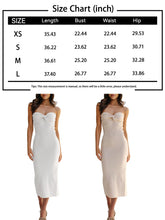 Load image into Gallery viewer, LILLUSORY White Dress Womens 2024 Bridal Baby Shower Guest Bride Summer Sexy Bodycon Midi Formal Corset Maxi Dress with Slit White
