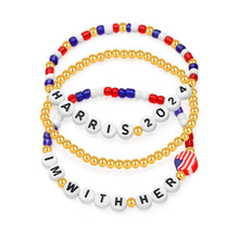 Load image into Gallery viewer, Flvkev Kamala Harris 2024 Bracelets Merch for President Election Kamala Harris Merchandise
