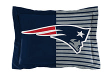 Load image into Gallery viewer, Northwest NFL New England Patriots Comforter and Sham Set, Full/Queen, Draft
