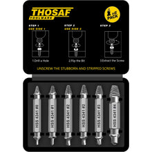 Load image into Gallery viewer, Gifts for Men,Damaged Screw Extractor Set-Christmas Stocking Stuffers for Men Adults Him,Mens Gifts for Dad,Husband,Stripped Screws Nuts &amp; Bolts Drill Bit Tools for Easy Removal of Rusty Broken Screw
