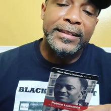 Load image into Gallery viewer, Urban Intellectuals Black History Flashcards - Volume 1 Famous Black Cultural Holiday Trivia Playing Cards Educational Activity for Adults Classroom

