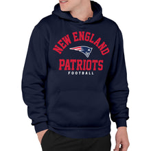 Load image into Gallery viewer, Junk Food Clothing x NFL - New England Patriots - Classic Team Logo - Unisex Adult Pullover Fleece Hoodie for Men and Women - Size Large
