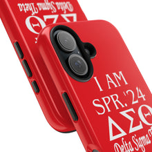 Load image into Gallery viewer, Phone Case in Red with I AM SPR. &#39;24 DST Theme in White
