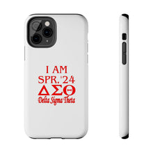 Load image into Gallery viewer, Phone Case in White the I AM SPR. &#39;24 DST Theme in Red
