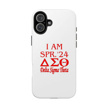 Load image into Gallery viewer, Phone Case in White the I AM SPR. &#39;24 DST Theme in Red
