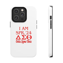 Load image into Gallery viewer, Phone Case in White the I AM SPR. &#39;24 DST Theme in Red
