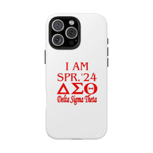 Load image into Gallery viewer, Phone Case in White the I AM SPR. &#39;24 DST Theme in Red
