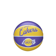 Load image into Gallery viewer, WILSON NBA Team Retro Mini Basketball - Los Angeles Lakers
