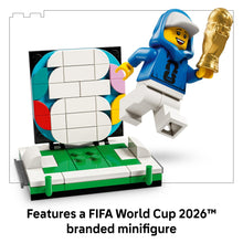 Load image into Gallery viewer, LEGO Editions FIFA World Cup Official Trophy Building Set - Kit for Display in Bedroom, Home Office, Book Shelf - Soccer Fans Collectible - W/World Cup 2026 Minifigure - Gift for Father's Day - 43020
