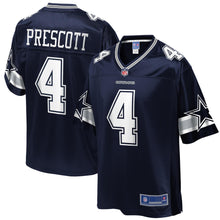 Load image into Gallery viewer, NFL PRO LINE Men&#39;s Dak Prescott Navy Dallas Cowboys Team Player Jersey
