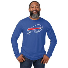 Load image into Gallery viewer, FOCO Men&#39;s Buffalo Bills NFL Primary Logo Long Sleeve T-Shirt, Team Color
