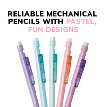 Load image into Gallery viewer, BIC Xtra-Smooth Pastel Mechanical Pencils with Erasers, Medium Point (0.7mm), 24-Count Pack, Bulk Mechanical Pencils for School or Office Supplies
