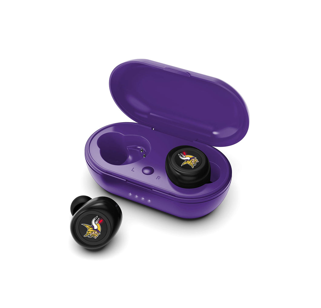 SOAR NFL True Wireless Earbuds, Minnesota Vikings