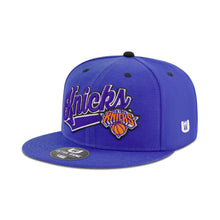 Load image into Gallery viewer, Ultra Game NBA Official Youth 8-20 Snap Back 3D Embroidered Team Logo Baseball Cap Hat, New York Knicks, Team Color, 1SIZE
