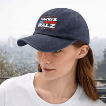 Load image into Gallery viewer, liabiliies Kamala Harris Tim Waltz 2024 Harris Walz 2024 Hat Men Funny Mesh Cap for Summer Navy Blue
