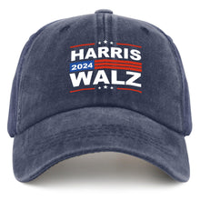 Load image into Gallery viewer, liabiliies Kamala Harris Tim Waltz 2024 Harris Walz 2024 Hat Men Funny Mesh Cap for Summer Navy Blue
