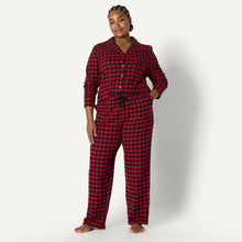 Load image into Gallery viewer, Amazon Essentials Women's Matching Holiday Family Pajama Sets, Classic Buffalo Check, X-Large
