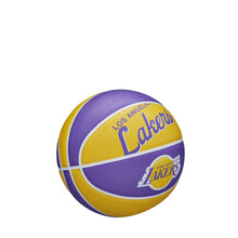 Load image into Gallery viewer, WILSON NBA Team Retro Mini Basketball - Los Angeles Lakers

