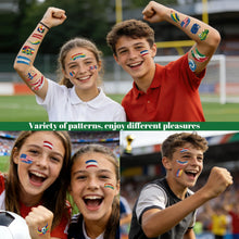 Load image into Gallery viewer, Awinmay 45 Pcs Soccer Tattoos - World Cup Temporary Tattoos for Kids，Adult，Teens，Soccer Party Favors Sports Themed Supplies Fake Tattoo Stickers，World Cup 2026 Merchandise，Kids Goodie Bag Stuffers
