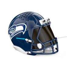 Load image into Gallery viewer, NFL Echo Dot Bundle: Includes Echo Dot | Charcoal and Limited-Edition NFL Helmet Stand | Seattle Seahawks
