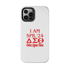 Load image into Gallery viewer, Phone Case in White the I AM SPR. &#39;24 DST Theme in Red
