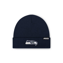 Load image into Gallery viewer, FOCO Seattle Seahawks NFL Basic Primary Logo Beanie - Navy
