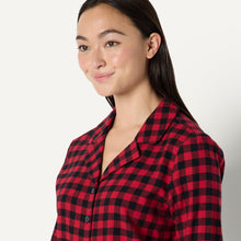 Load image into Gallery viewer, Amazon Essentials Women's Matching Holiday Family Pajama Sets, Classic Buffalo Check, X-Large
