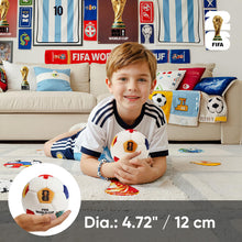 Load image into Gallery viewer, MESUCA FIFA World Cup 2026 Soccer Ball Plush Toy, 4.72" Mini Soccer Ball for Bag Charms, Kids Gift, World Cup 2026 Merchandise Fan Accessory
