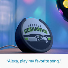 Load image into Gallery viewer, Amazon Echo Pop (newest model) | Officially Licensed NFL Limited-Edition | Seattle Seahawks ('25-26 Season Design)
