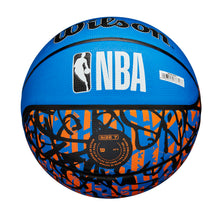 Load image into Gallery viewer, WILSON NBA Team Graffiti Basketball - New York Knicks, Size 7-29.5"
