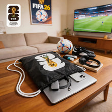 Load image into Gallery viewer, Covbozk FIFA World Cup 2026 Licensed Drawstring Backpack Bag, Lightweight Gym Sack &amp; Stadium Bag, Foldable Sports Sackpack, Travel Backpack Sports Gym Sackpack for Adults Men Women Outdoor Travel
